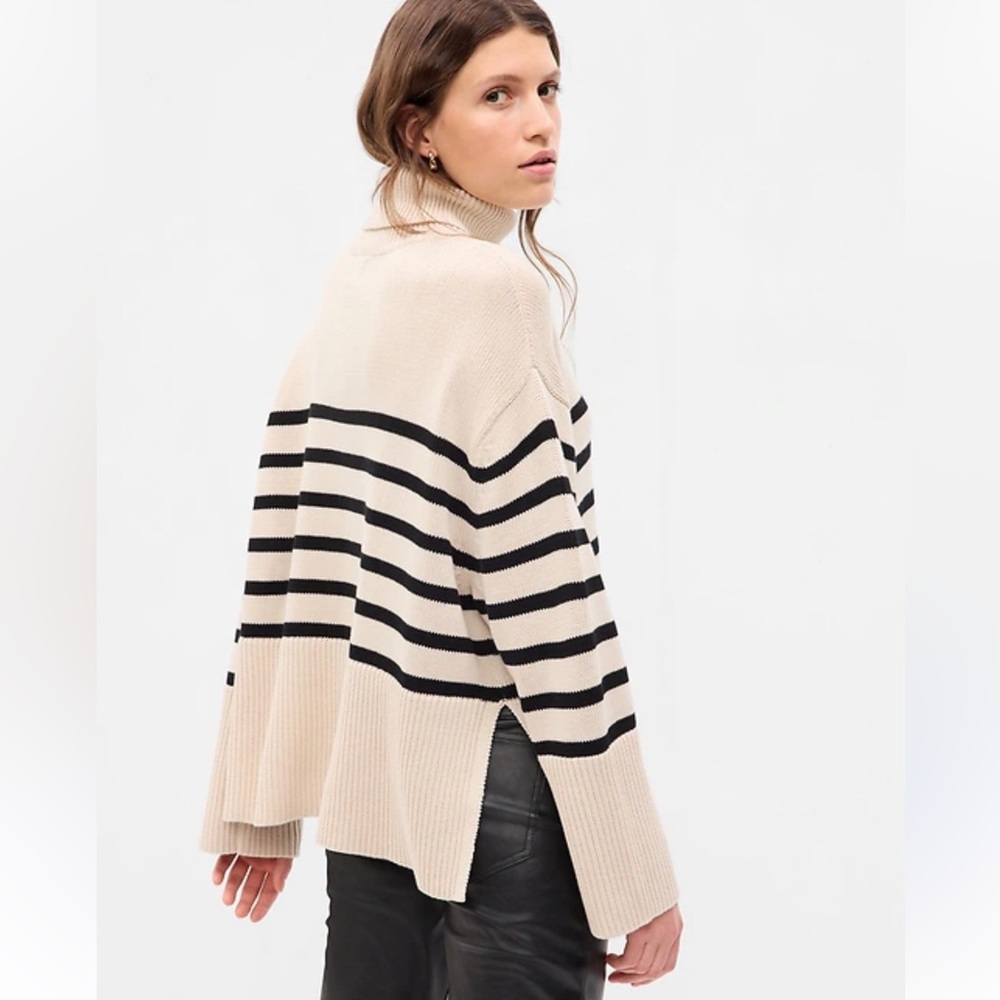 Gap Split Hem Turtleneck Sweater size L